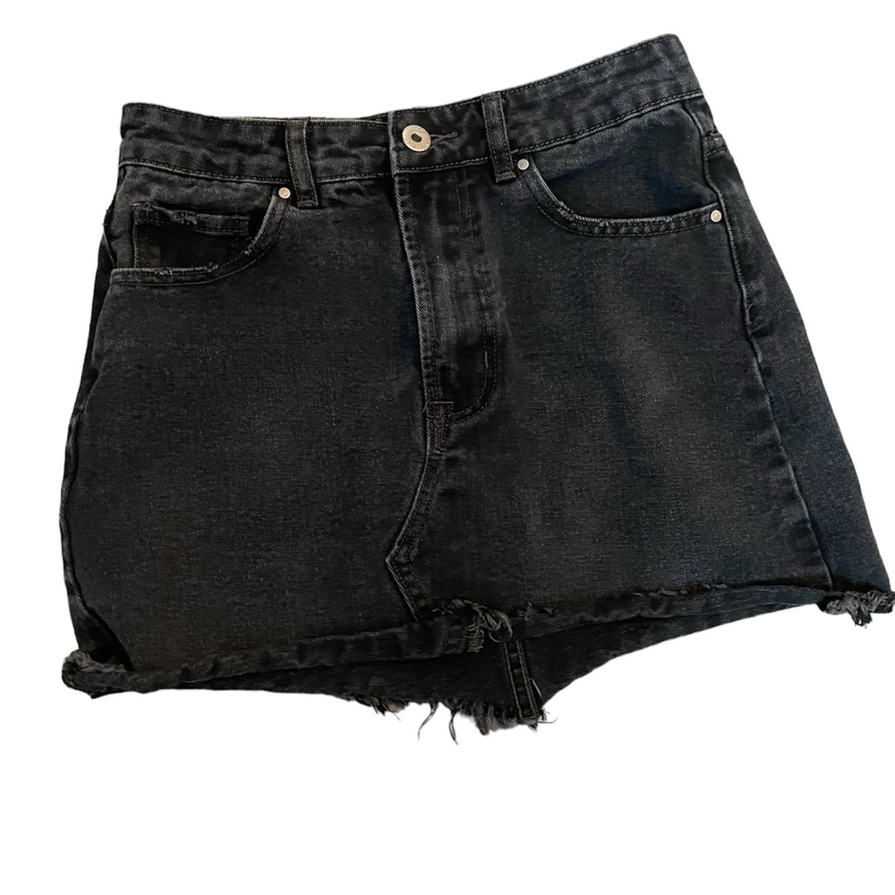 Denim Skirt by COTTON ON * Size 4 * Raw Edge